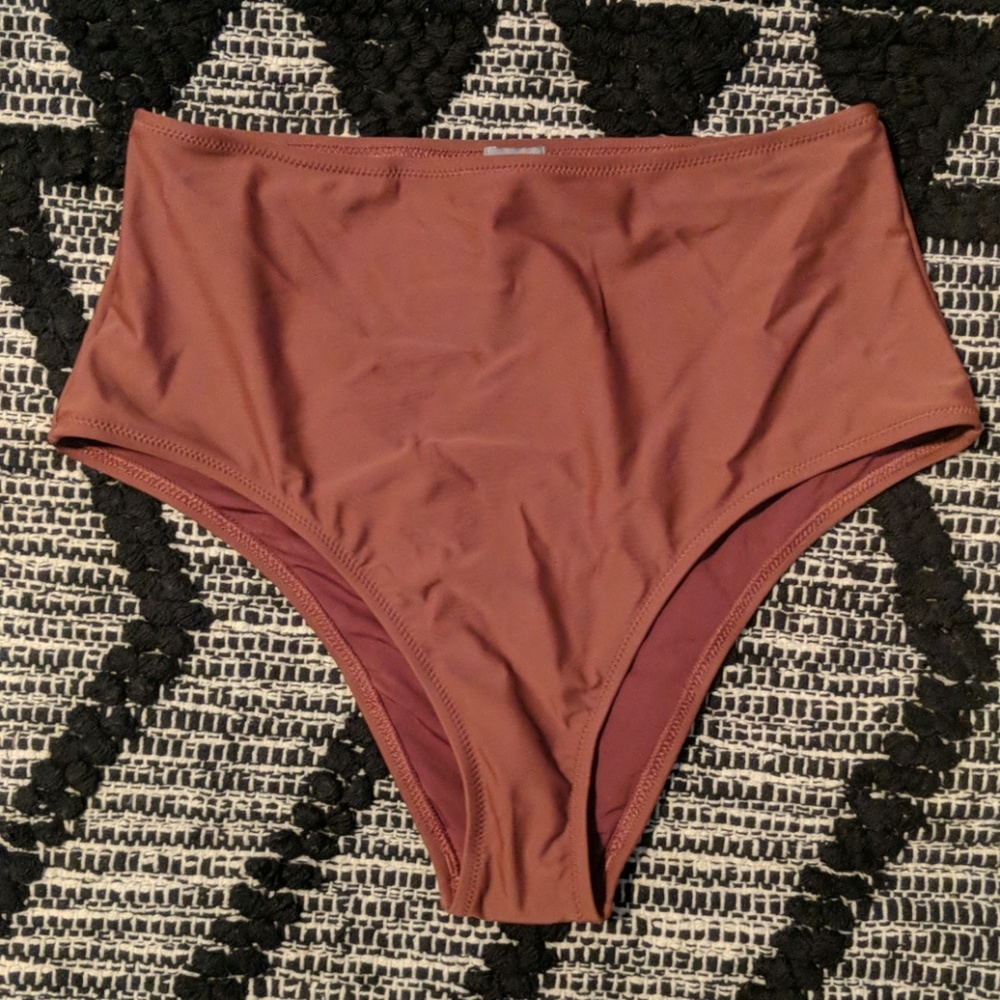 Brown High Waisted SwimSuit